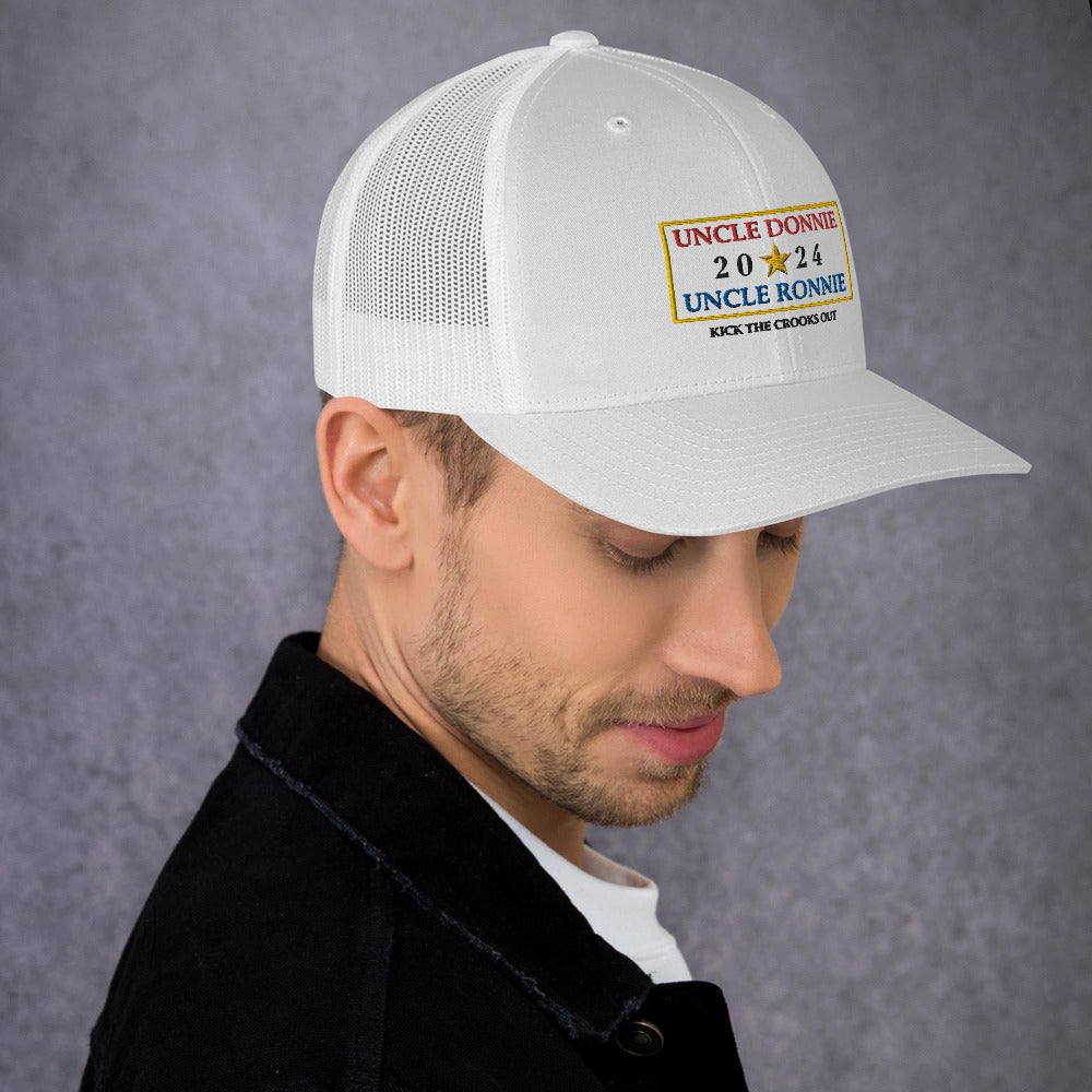 White Uncle Campaign Trucker Hat